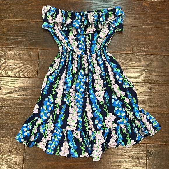 Lilly Pulitzer Dresses & Skirts - Lilly Pulitzer Quincy Dress Blue Floral